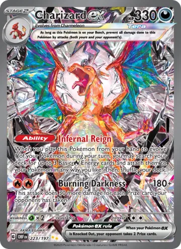 Charizard ex de Obsidian Flames